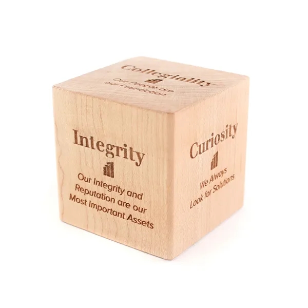 Core Values Statement Display Block™ - Core Values Statement Display Block™ - Image 1 of 8