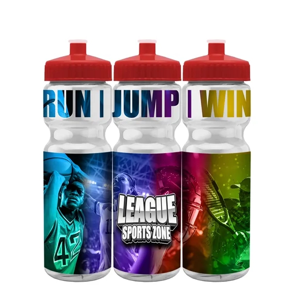 28 oz Transparent Sports Bottle - 28 oz Transparent Sports Bottle - Image 10 of 22