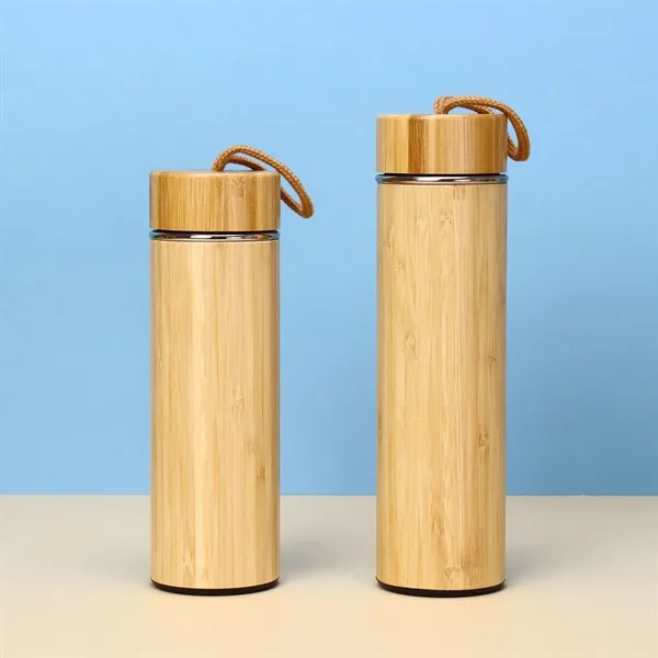 12oz Eco Friendly Bamboo Water Bottle - 12oz Eco Friendly Bamboo Water Bottle - Image 5 of 5