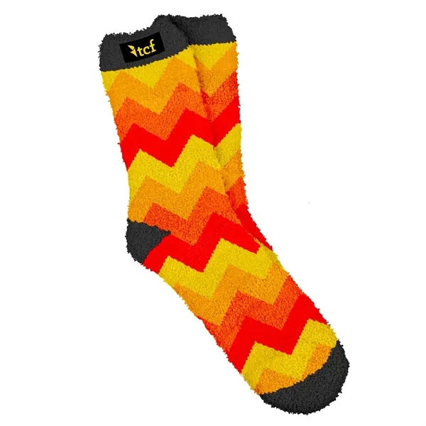 Cozy Jacquard Fluffy Adult Knit Socks - Cozy Jacquard Fluffy Adult Knit Socks - Image 3 of 3