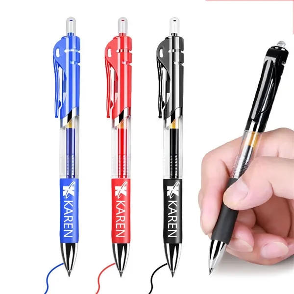 Retractable Gel Pens, 5.9" Long, Fine Point (0.5mm) - Retractable Gel Pens, 5.9" Long, Fine Point (0.5mm) - Image 0 of 1