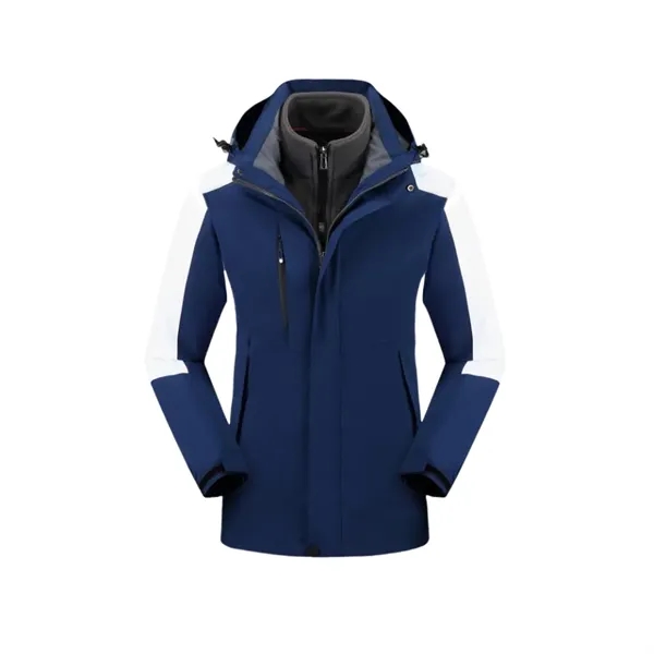 3 in 1 Windproof Snow Ski Jacket Winter Coat - 3 in 1 Windproof Snow Ski Jacket Winter Coat - Image 2 of 7