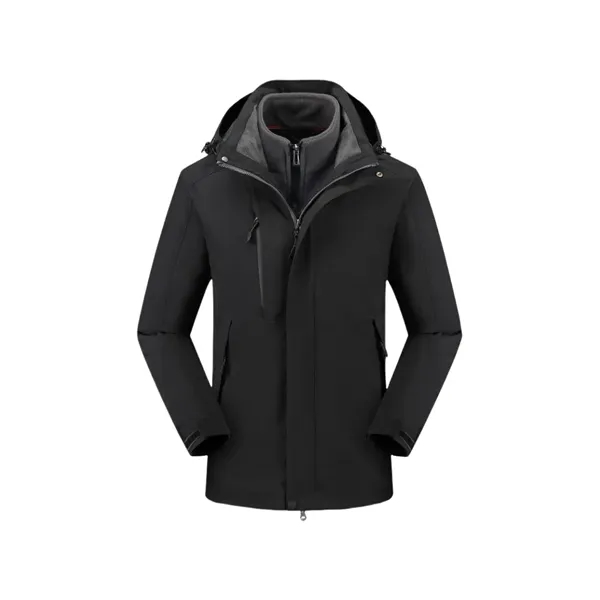 3 in 1 Windproof Snow Ski Jacket Winter Coat - 3 in 1 Windproof Snow Ski Jacket Winter Coat - Image 3 of 7