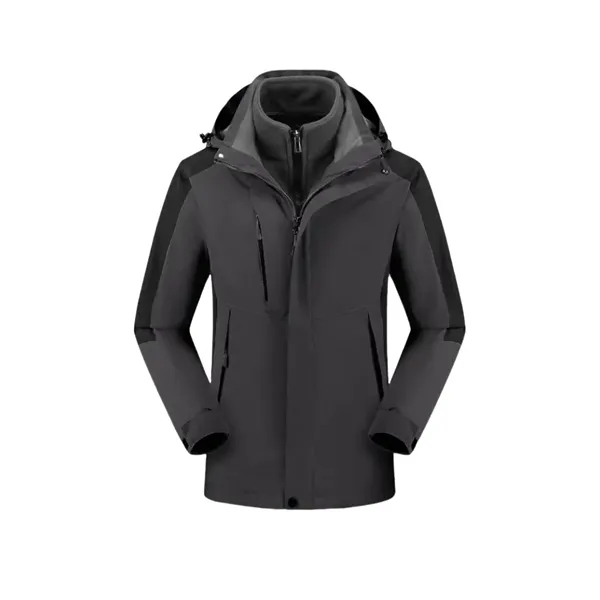 3 in 1 Windproof Snow Ski Jacket Winter Coat - 3 in 1 Windproof Snow Ski Jacket Winter Coat - Image 4 of 7