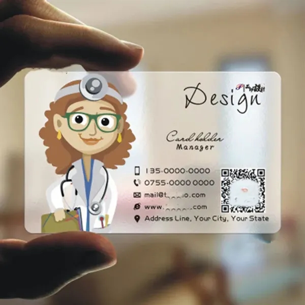 Custom Transparent Business Card - Custom Transparent Business Card - Image 1 of 1