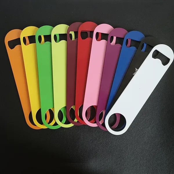 Heavy Duty Stainless Steel Flat Bottle Opener - Heavy Duty Stainless Steel Flat Bottle Opener - Image 0 of 2