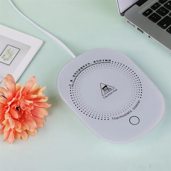 Desk Coffee Cup Warmer Set - Desk Coffee Cup Warmer Set - Image 2 of 3