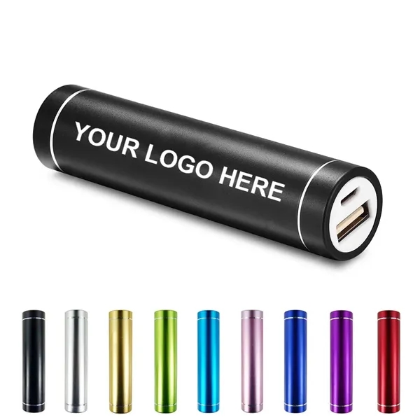Cylindrical Shaped Portable Charger - Cylindrical Shaped Portable Charger - Image 0 of 7