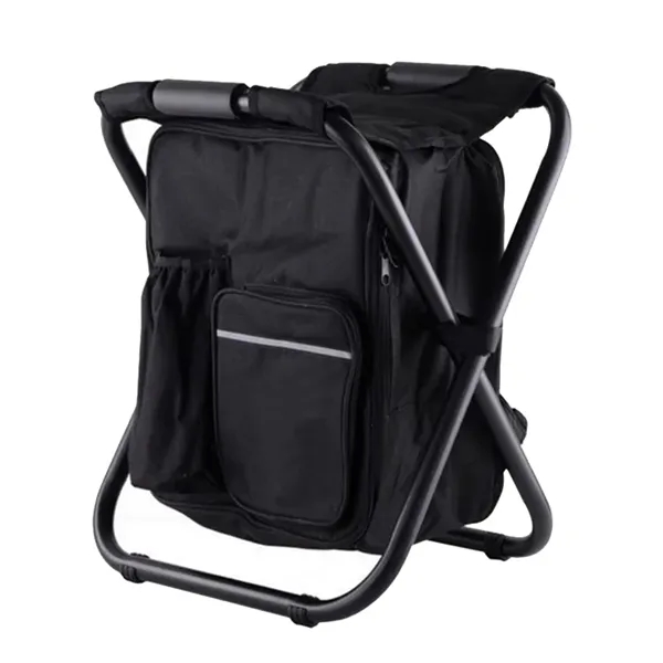 600D PVC Oxford Folding Outdoor Camping Stool Foldable Chair - 600D PVC Oxford Folding Outdoor Camping Stool Foldable Chair - Image 3 of 4