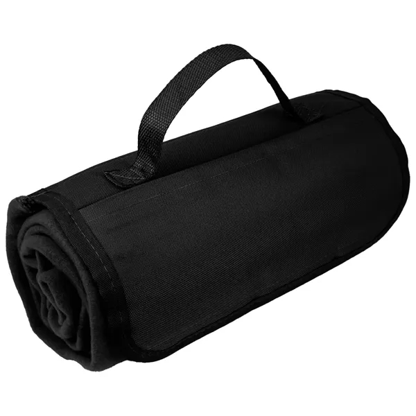 Roll Up Picnic Blanket w/ Easy carry handle 47" X 53" - Roll Up Picnic Blanket w/ Easy carry handle 47" X 53" - Image 3 of 7