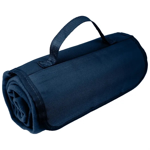 Roll Up Picnic Blanket w/ Easy carry handle 47" X 53" - Roll Up Picnic Blanket w/ Easy carry handle 47" X 53" - Image 5 of 7