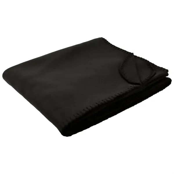 260GSM Polar Fleece Throw Blanket w/ Whipstitch Trim 50"x60" - 260GSM Polar Fleece Throw Blanket w/ Whipstitch Trim 50"x60" - Image 4 of 16