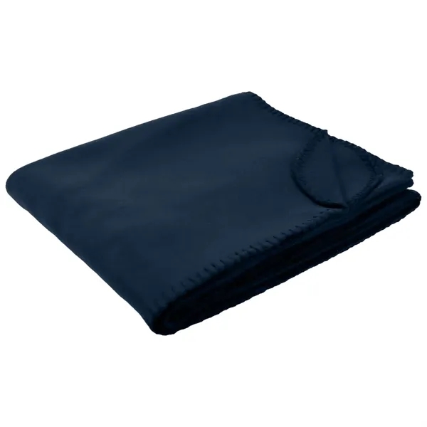 260GSM Polar Fleece Throw Blanket w/ Whipstitch Trim 50"x60" - 260GSM Polar Fleece Throw Blanket w/ Whipstitch Trim 50"x60" - Image 10 of 16