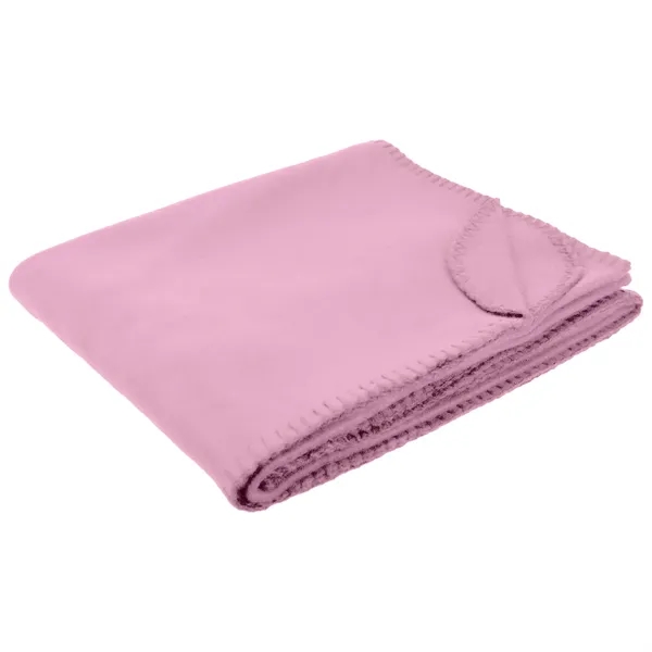260GSM Polar Fleece Throw Blanket w/ Whipstitch Trim 50"x60" - 260GSM Polar Fleece Throw Blanket w/ Whipstitch Trim 50"x60" - Image 12 of 16
