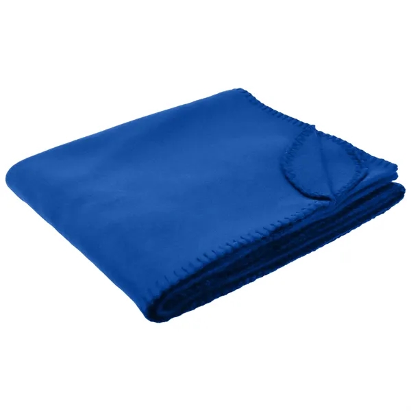 260GSM Polar Fleece Throw Blanket w/ Whipstitch Trim 50"x60" - 260GSM Polar Fleece Throw Blanket w/ Whipstitch Trim 50"x60" - Image 15 of 16