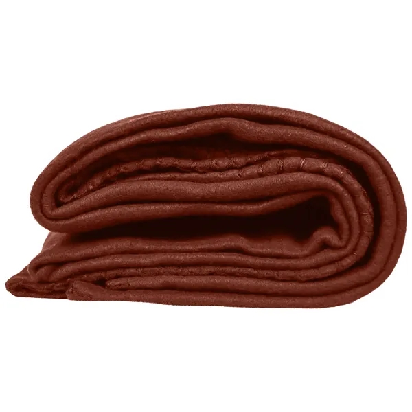 260GSM Polar Fleece Throw Blanket w/ Whipstitch Trim 50"x60" - 260GSM Polar Fleece Throw Blanket w/ Whipstitch Trim 50"x60" - Image 2 of 16