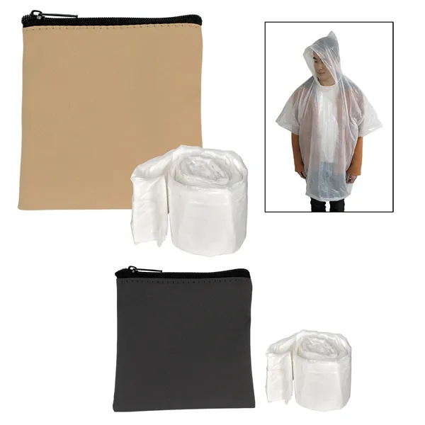 Executive Recycled Pouch & Poncho Set - Executive Recycled Pouch & Poncho Set - Image 1 of 7