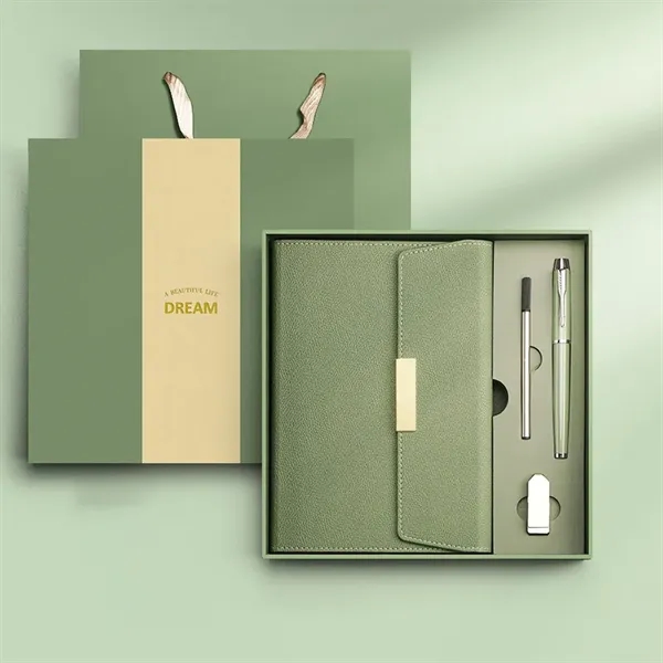 PU Leather Surface Journal Notebook Gift Box Set - PU Leather Surface Journal Notebook Gift Box Set - Image 5 of 9