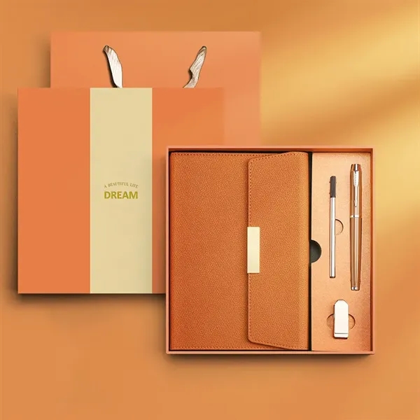 PU Leather Surface Journal Notebook Gift Box Set - PU Leather Surface Journal Notebook Gift Box Set - Image 6 of 9