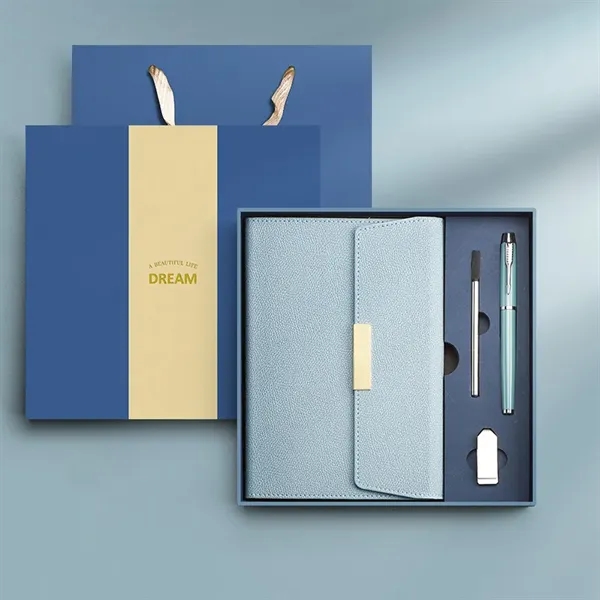 PU Leather Surface Journal Notebook Gift Box Set - PU Leather Surface Journal Notebook Gift Box Set - Image 7 of 9
