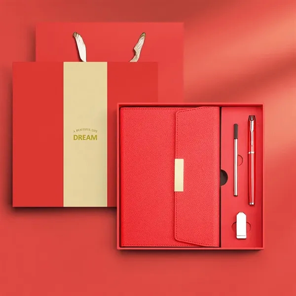 PU Leather Surface Journal Notebook Gift Box Set - PU Leather Surface Journal Notebook Gift Box Set - Image 9 of 9
