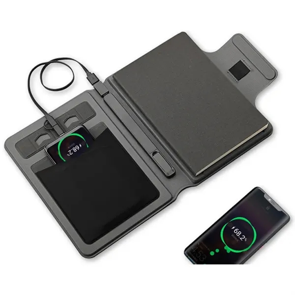 MOQ10 Multifunction Magnetic 10w Wireless Charging Notebook - MOQ10 Multifunction Magnetic 10w Wireless Charging Notebook - Image 2 of 5