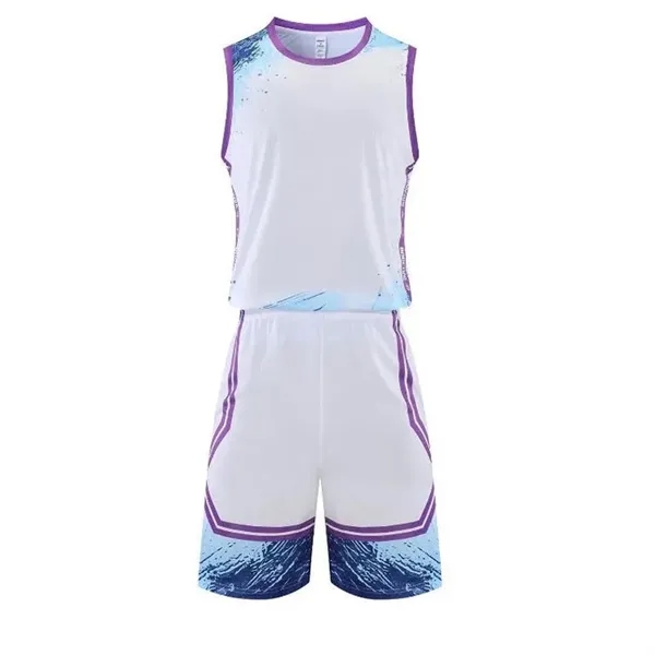 High-quality basketball uniform set with custom printing - High-quality basketball uniform set with custom printing - Image 0 of 0