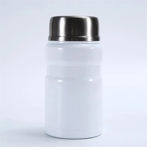 Stainless Steel Insulation Lunch Box With Spoon - Stainless Steel Insulation Lunch Box With Spoon - Image 3 of 5