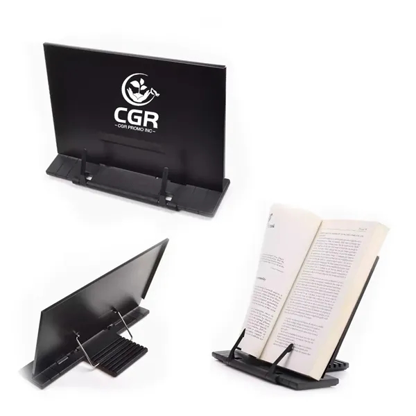 Metal Book Stand for Desk Portable Document Holder - Metal Book Stand for Desk Portable Document Holder - Image 1 of 3