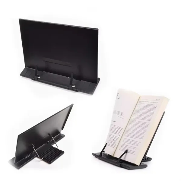 Metal Book Stand for Desk Portable Document Holder - Metal Book Stand for Desk Portable Document Holder - Image 3 of 3