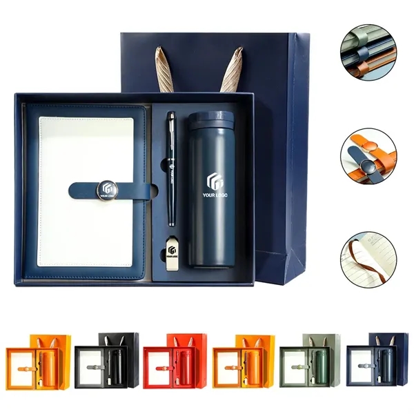 Office thermos cup pen USB flash drive notebook gift set - Office thermos cup pen USB flash drive notebook gift set - Image 0 of 4
