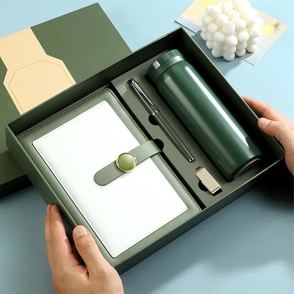 Office thermos cup pen USB flash drive notebook gift set - Office thermos cup pen USB flash drive notebook gift set - Image 2 of 4