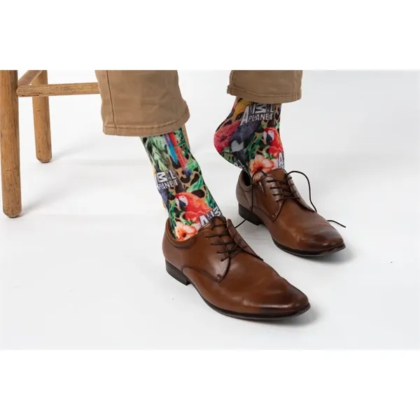 Made in USA Athletic Crew Socks with DTG Printing - Made in USA Athletic Crew Socks with DTG Printing - Image 1 of 1