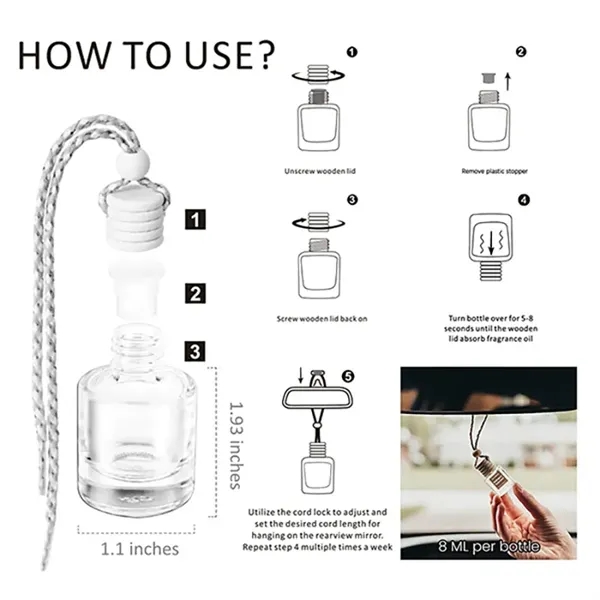 8ml Car Hanging Diffuser - 8ml Car Hanging Diffuser - Image 2 of 4