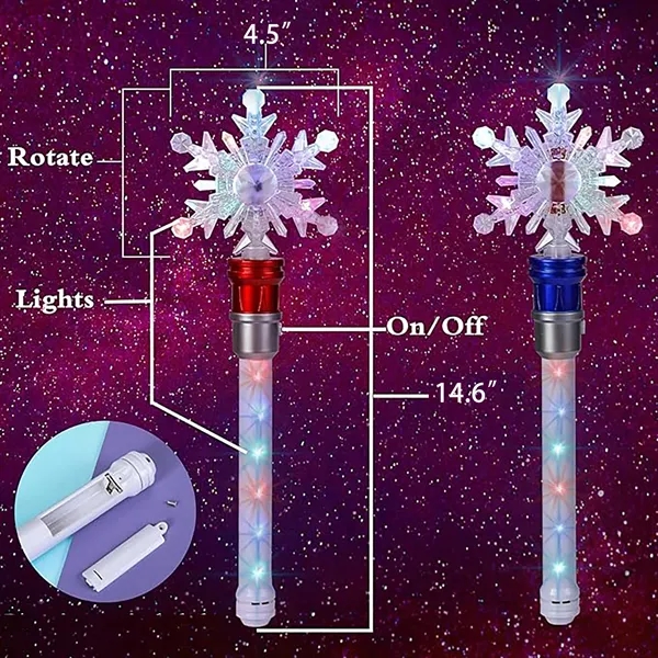 Snowflake Spinning Wands - Snowflake Spinning Wands - Image 2 of 4