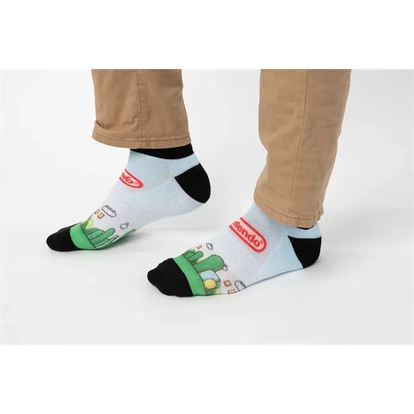 Made in the USA Athletic Low-Cut Socks With DTG Printing - Made in the USA Athletic Low-Cut Socks With DTG Printing - Image 1 of 1