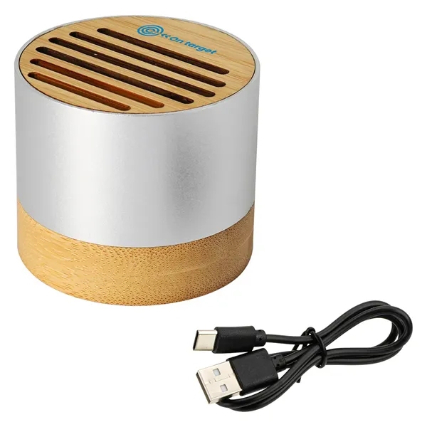EcoSound Bamboo/Recycled Aluminum Wireless Speaker - EcoSound Bamboo/Recycled Aluminum Wireless Speaker - Image 0 of 0