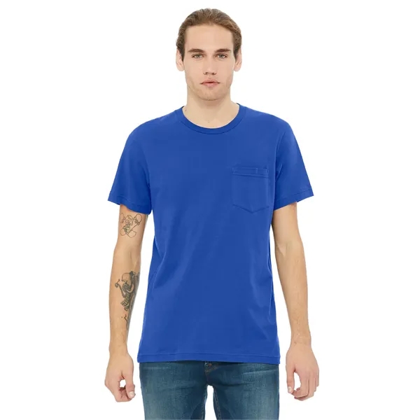 Bella + Canvas Men's Jersey Short-Sleeve Pocket T-Shirt - Bella + Canvas Men's Jersey Short-Sleeve Pocket T-Shirt - Image 9 of 63