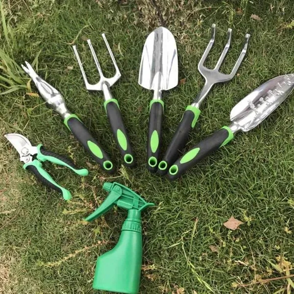 8 Pcs Stainless Steel Garden Tool - 8 Pcs Stainless Steel Garden Tool - Image 1 of 2