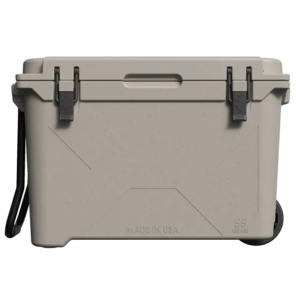55 qt Wheeled Cooler -  Made in USA - Decoration Available - 55 qt Wheeled Cooler -  Made in USA - Decoration Available - Image 4 of 9