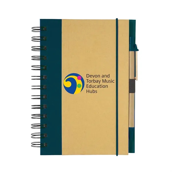 Full color Eco-Inspired Spiral Notebook & Pen - Full color Eco-Inspired Spiral Notebook & Pen - Image 5 of 7