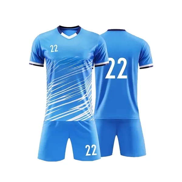 Football suit set Male custom summer new short -sleeved jers - Football suit set Male custom summer new short -sleeved jers - Image 0 of 5