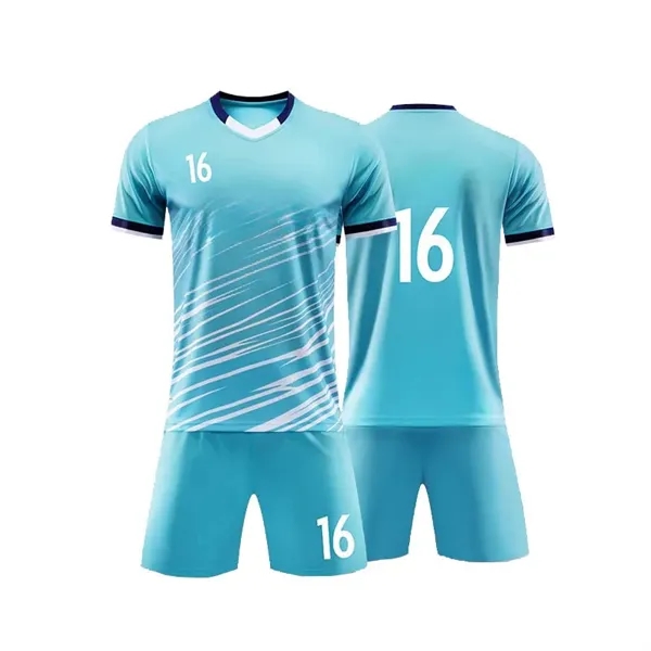 Football suit set Male custom summer new short -sleeved jers - Football suit set Male custom summer new short -sleeved jers - Image 1 of 5