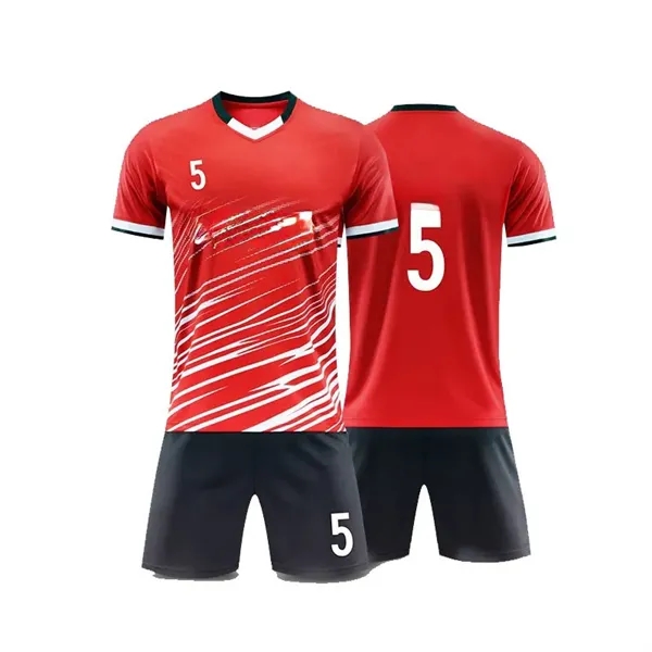 Football suit set Male custom summer new short -sleeved jers - Football suit set Male custom summer new short -sleeved jers - Image 5 of 5