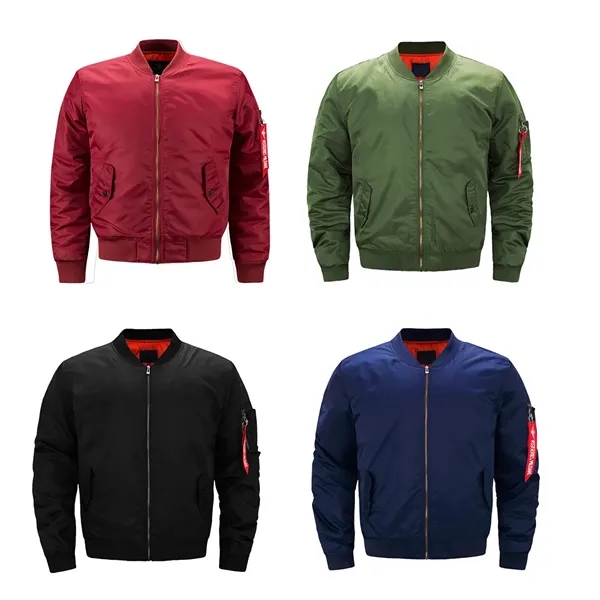 Mens Bomber Jacket - Mens Bomber Jacket - Image 1 of 3