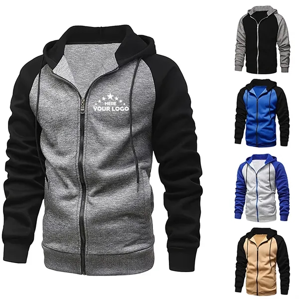 Zip Up Mens Hoodies - Zip Up Mens Hoodies - Image 0 of 2