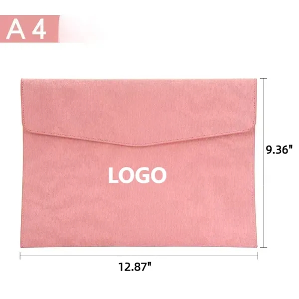 PU Leather A4 File Folder Document Holder - PU Leather A4 File Folder Document Holder - Image 1 of 4