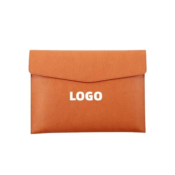 PU Leather A4 File Folder Document Holder - PU Leather A4 File Folder Document Holder - Image 3 of 4