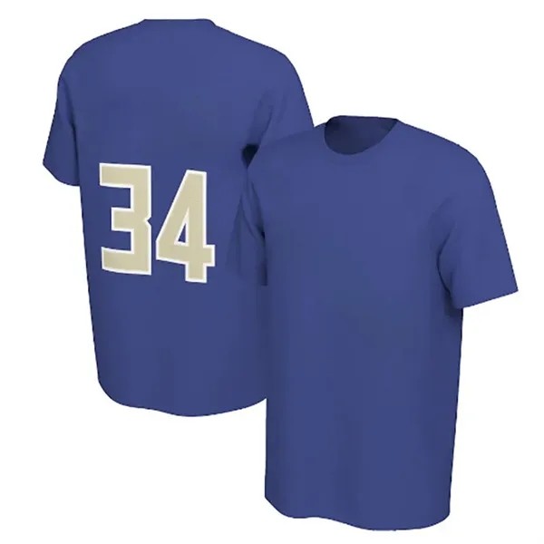 Basketball uniform short-sleeved jersey T-shirt men's sports - Basketball uniform short-sleeved jersey T-shirt men's sports - Image 2 of 4