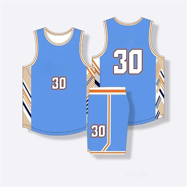 American basketball uniform printed suit men's summer studen - American basketball uniform printed suit men's summer studen - Image 2 of 2